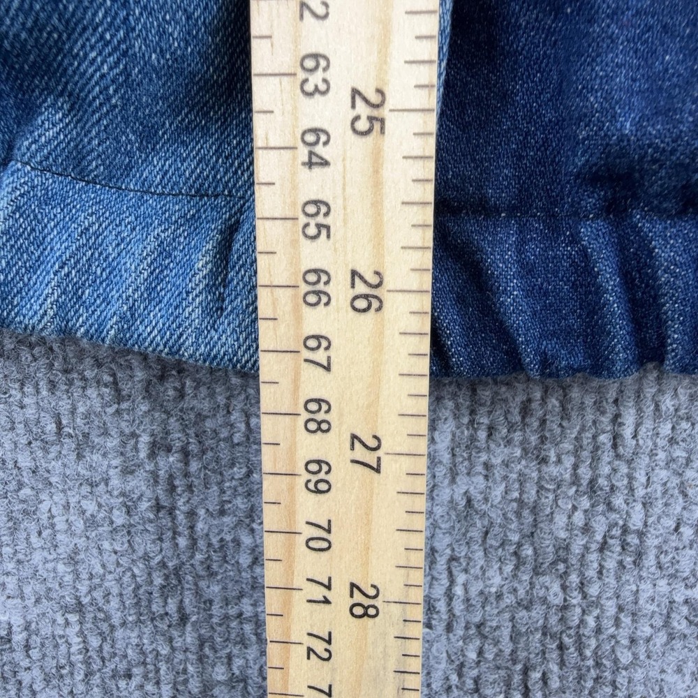Vintage Santa Fe Re-Creations Jacket Womens Medium Fringe Western Denim Bomber - Picture 4 of 9